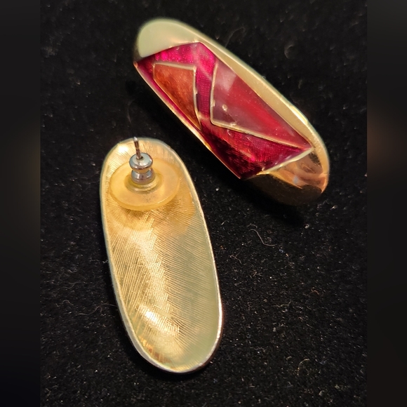 Vintage 80's- 90's  Earrings - Picture 2 of 2